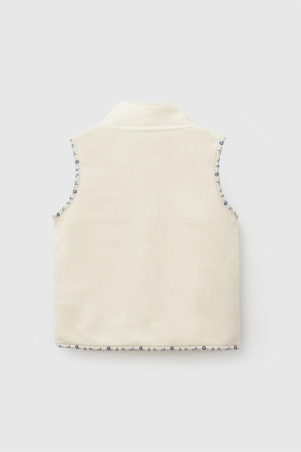 Polar Sin Mangas Crema Niña 6-9M a 4-5A Colloky-2