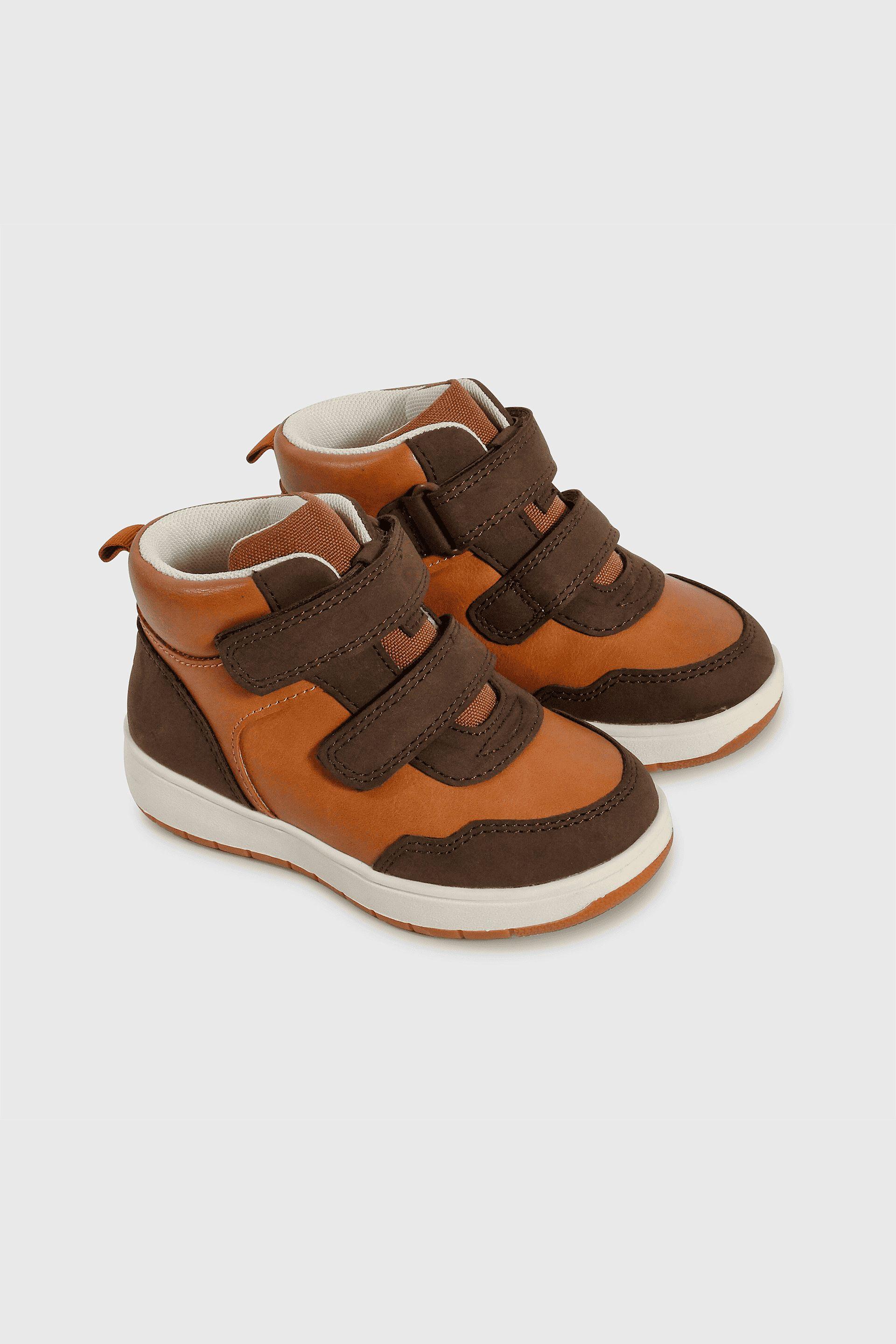 Botín Colección Café para Caminante con Velcro Talla 21 al 27 5184-0