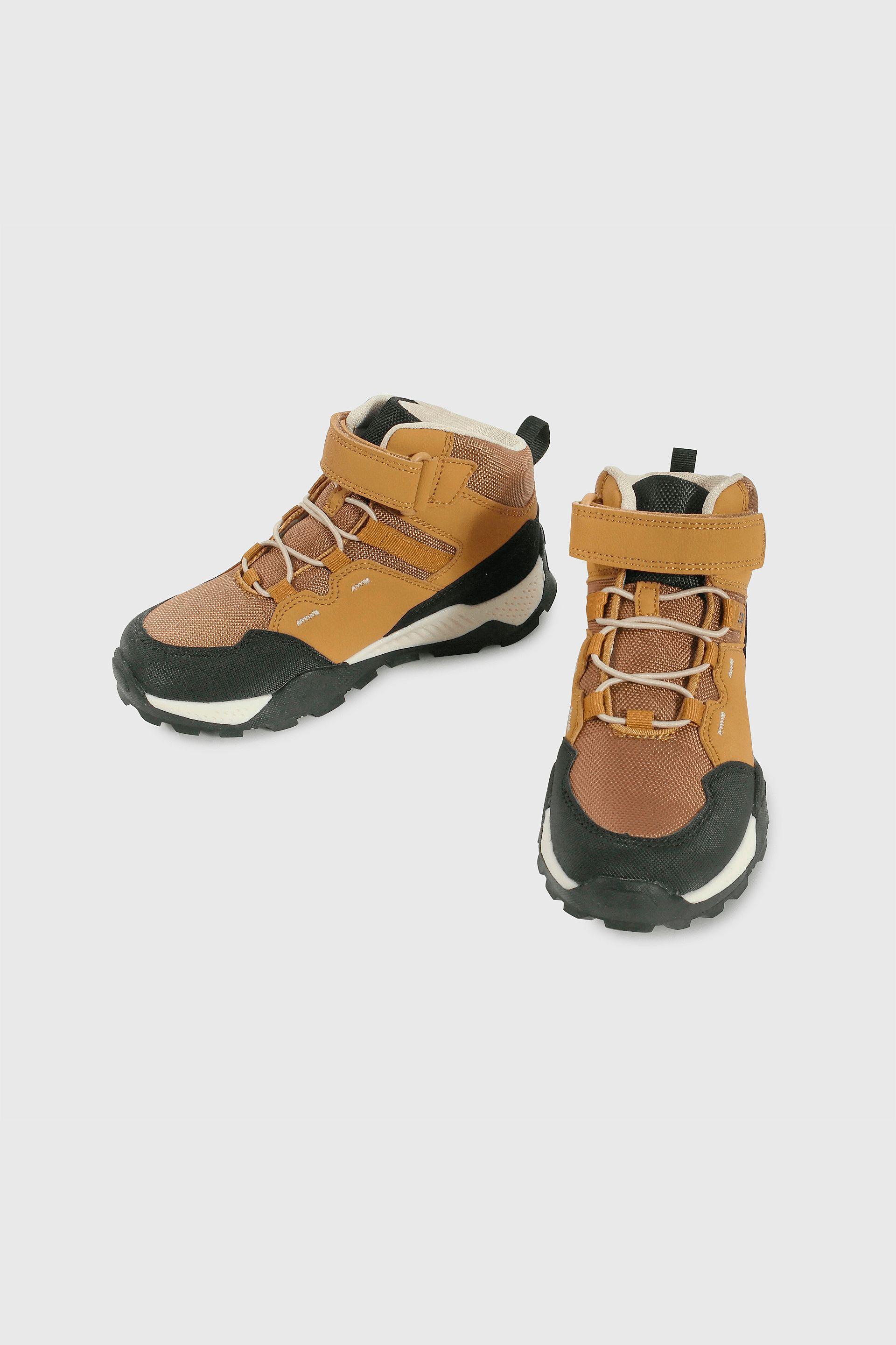 Botín Outdoor Café de Niño con Velcro y Cordón Elástico Talla 28 al 38 5215-3