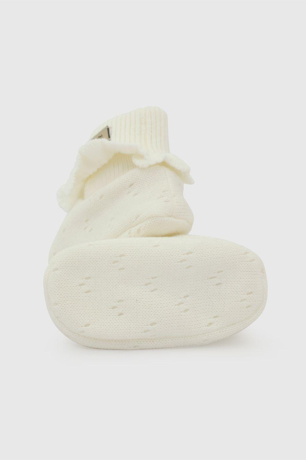 Zapato Tejido Niña Blanco 7532 Colloky-2