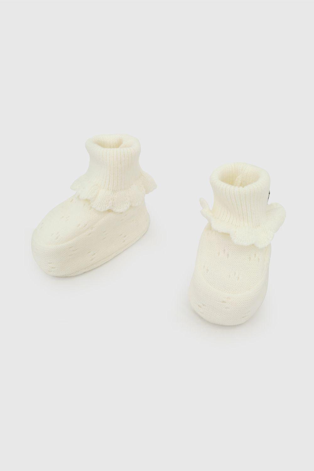 Zapato Tejido Niña Blanco 7532 Colloky-3