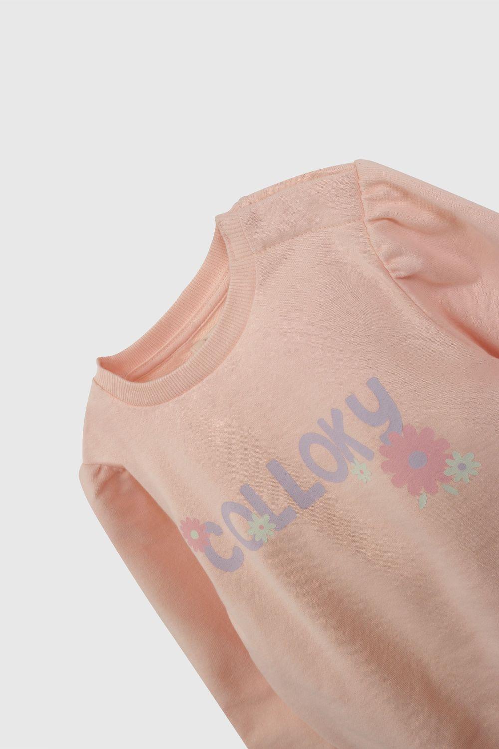 Polerón Fucsia Colloky De Niña PLPO4880V26-2