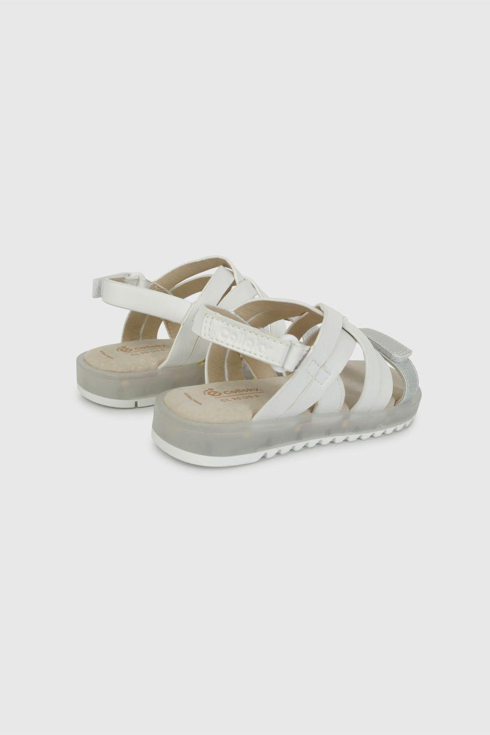 Sandalia Niña Blanco 57805 Colloky-4