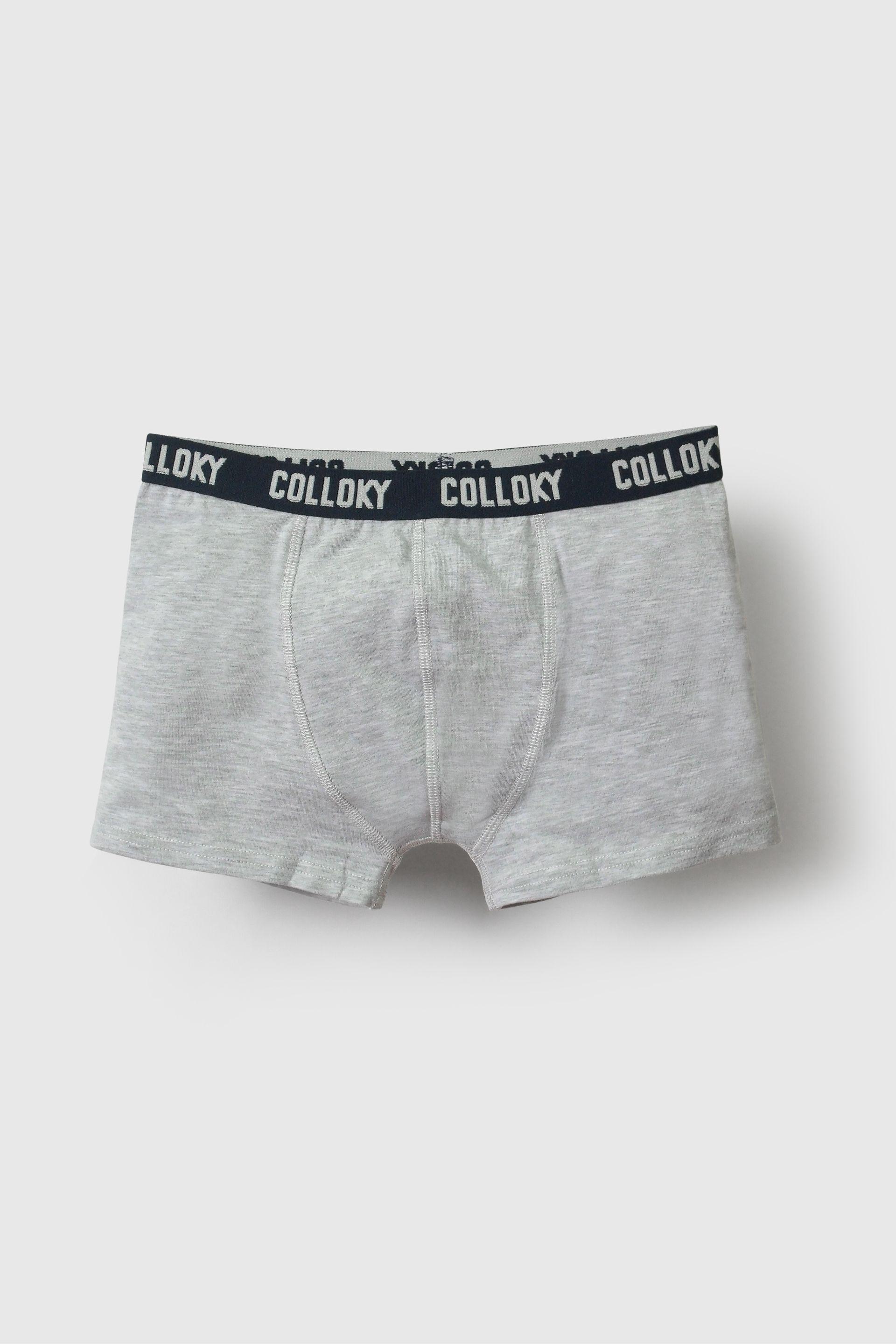 Boxer Gris Niño Colloky-2