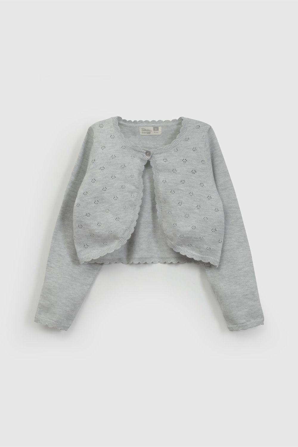 Chaleco Gris De Niña CHLA1006V26-0