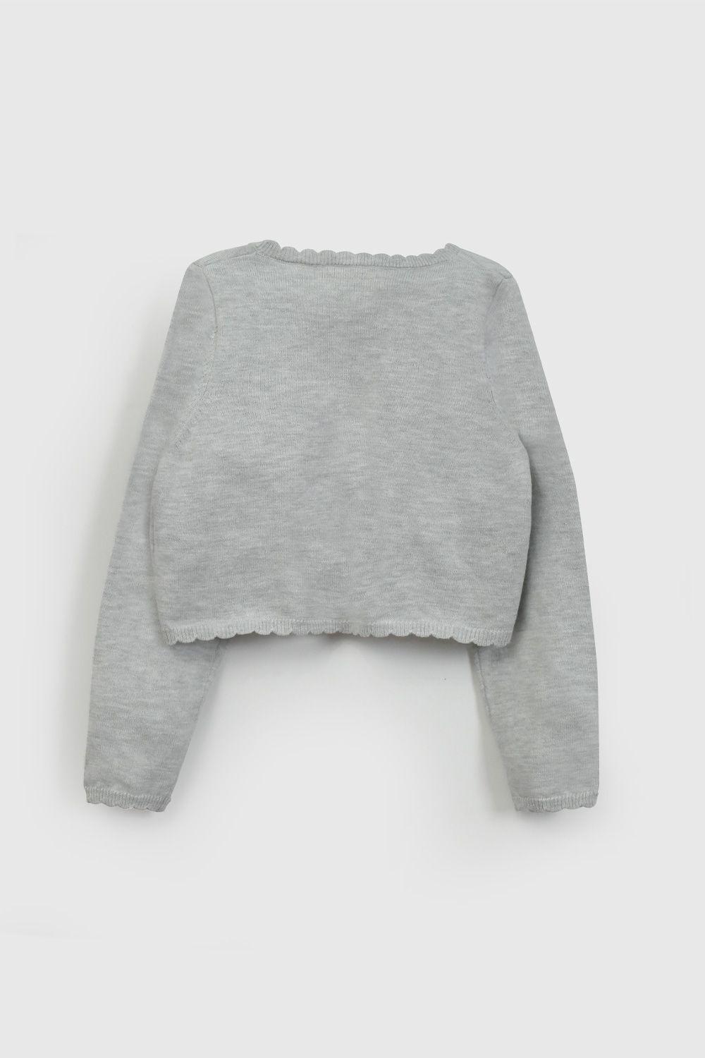 Chaleco Gris De Niña CHLA1006V26-1