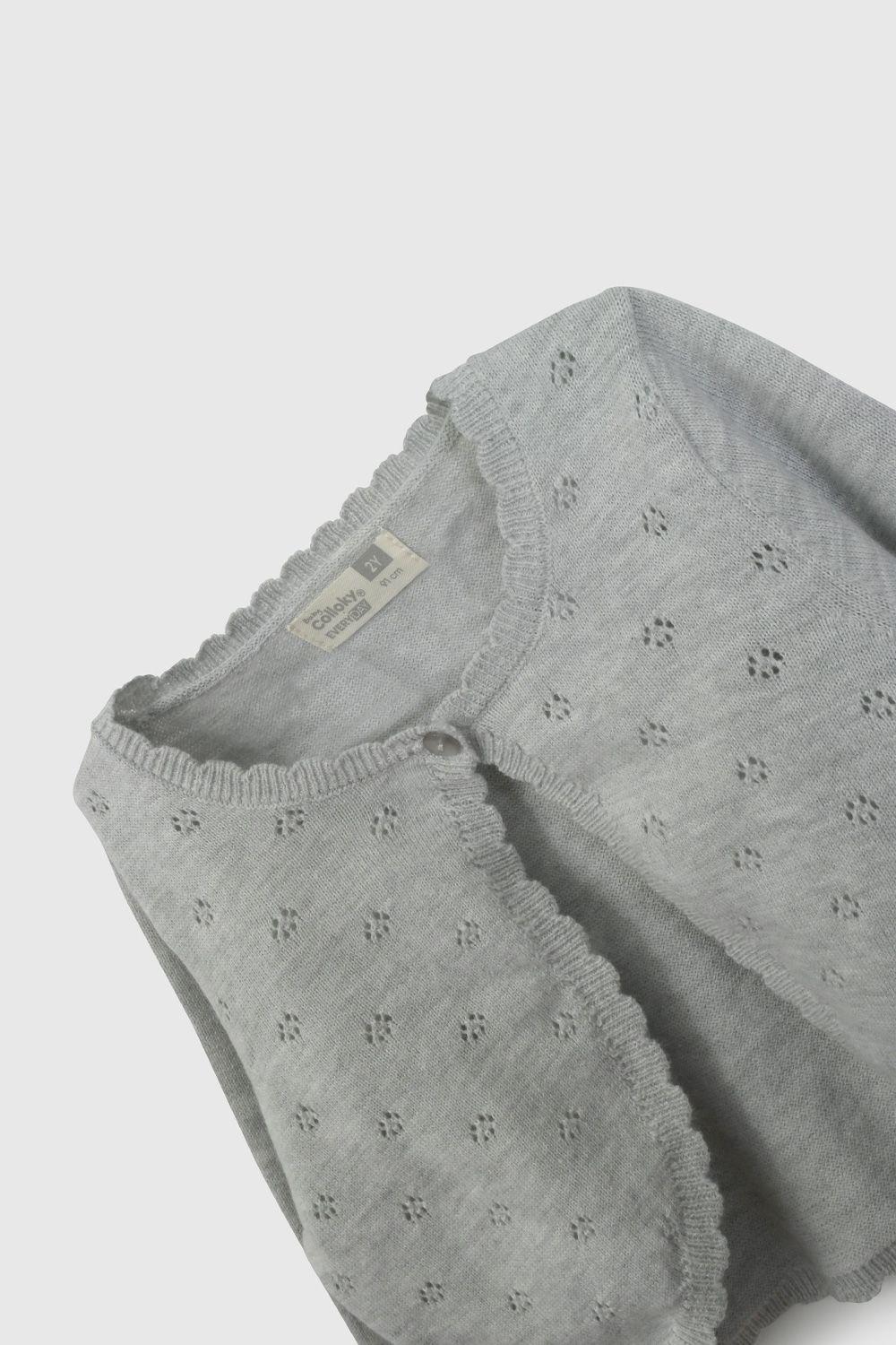 Chaleco Gris De Niña CHLA1006V26-2