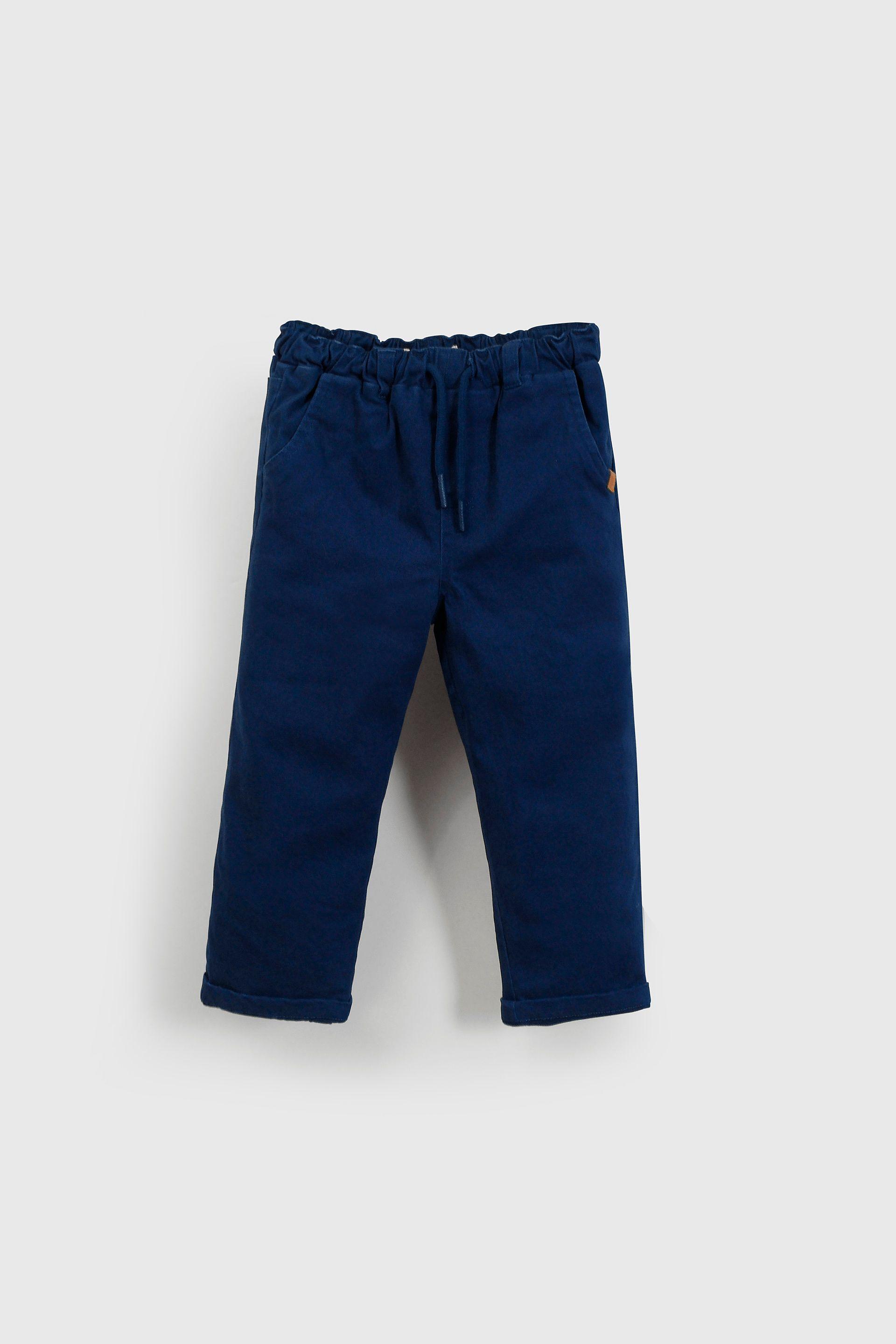 Pantalón Forrado Azul-0