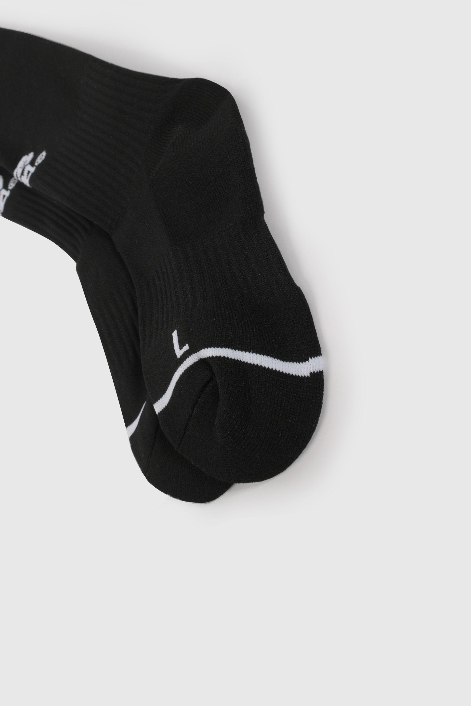 Calcetin Futbol Negro Unisex niño Colloky-1