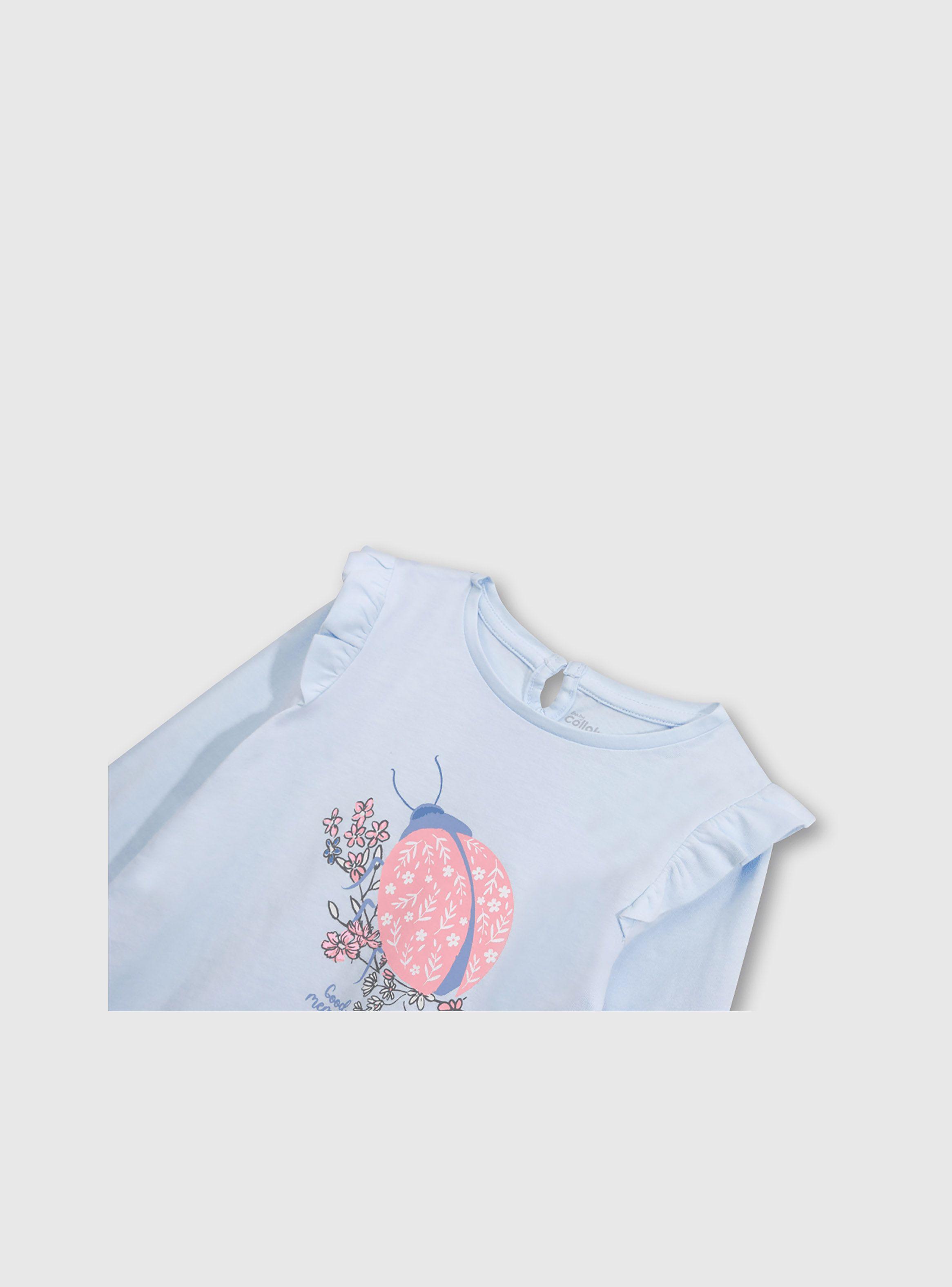 Polera Niña Celeste 54315 Colloky-2