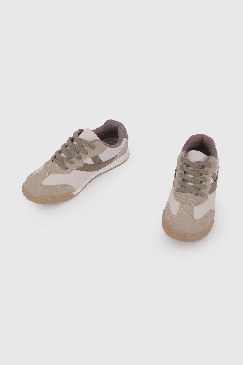 Zapatilla Urbana Café y Camel 57290266V26 KID2-1