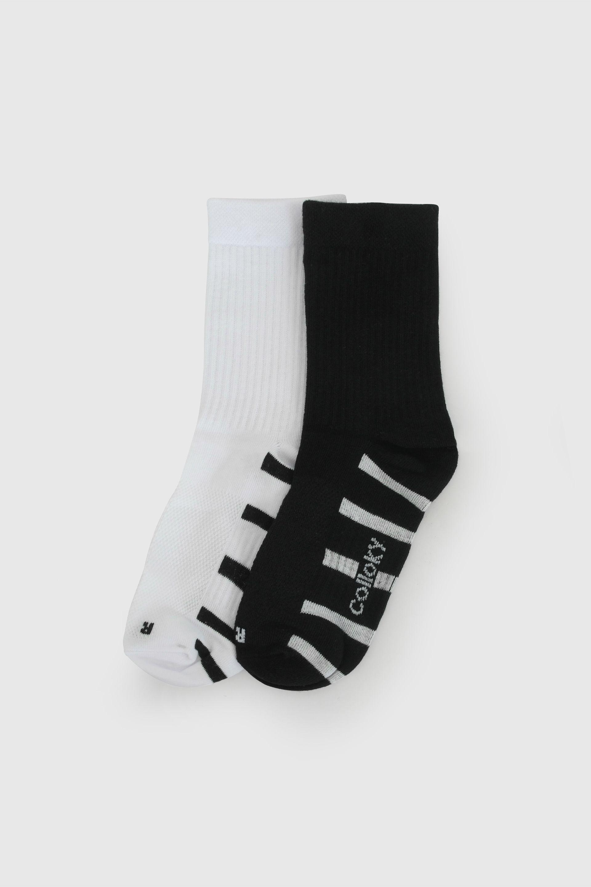 Calcetin 3/4 Blanco Unisex niño Colloky-0