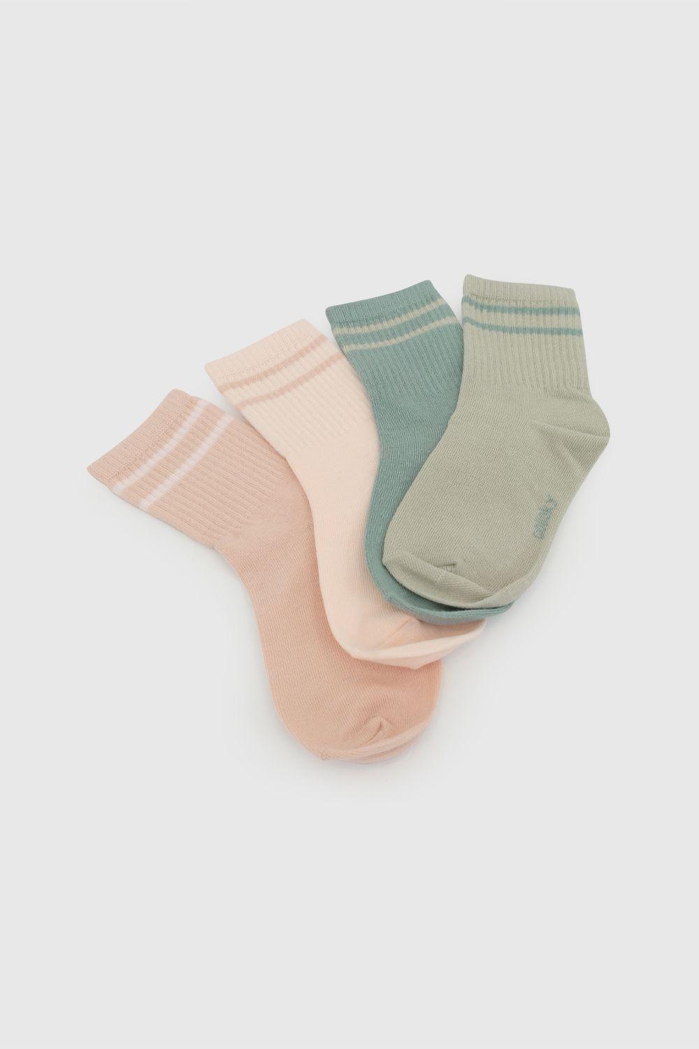 Calcetin 3/4 Niña Rosado 7357 Colloky-2