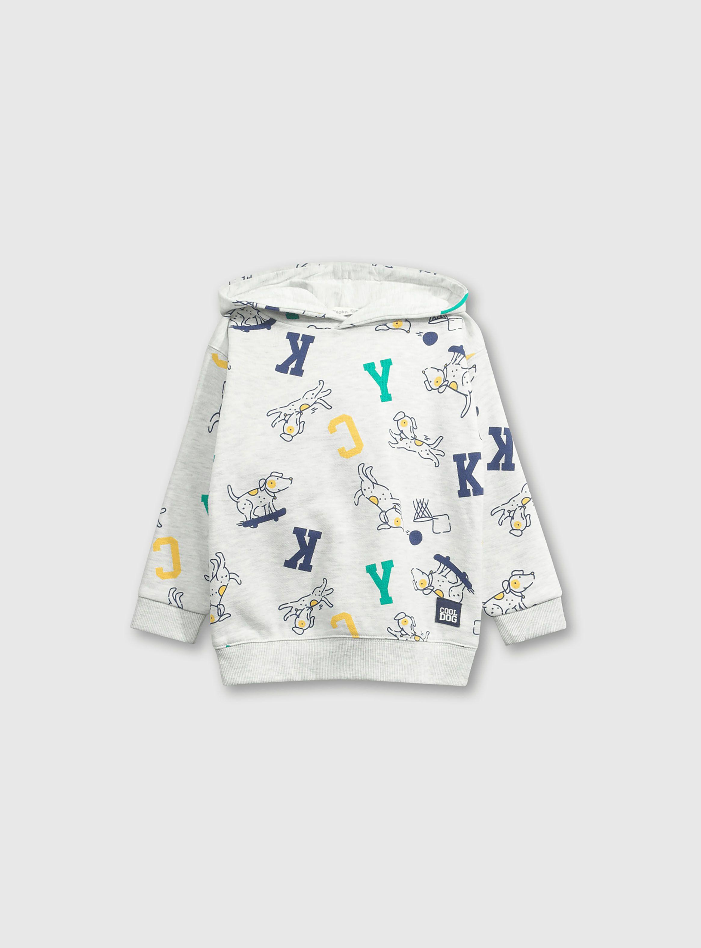 Poleron Niño Gris 49314 Colloky-0