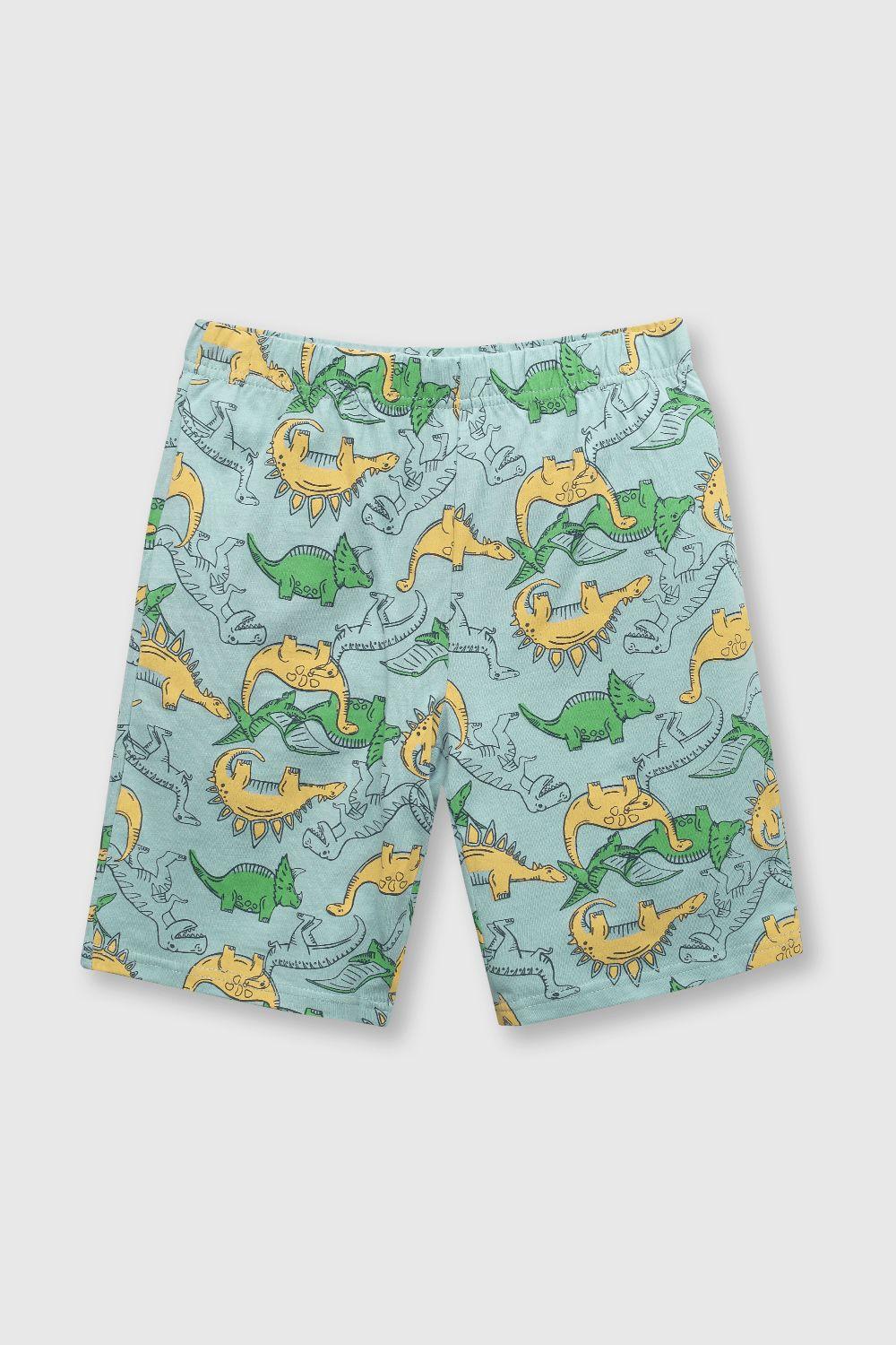 Pijama de niño de algodón green / verde (2 a 12 años)-2