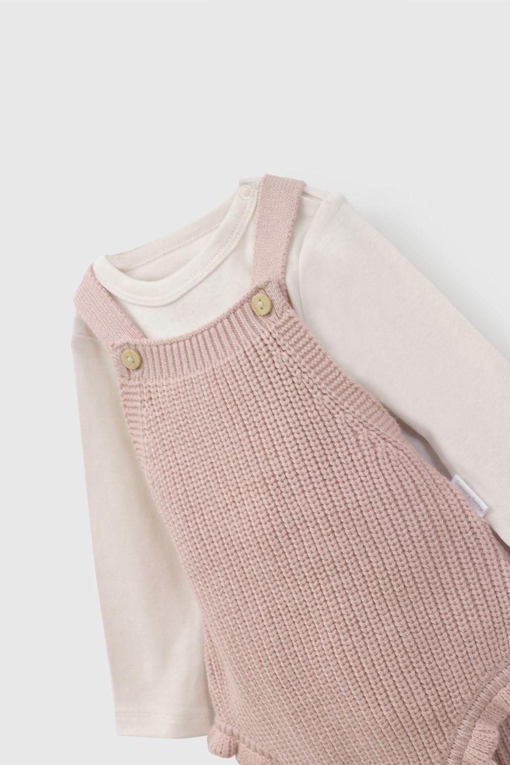 Conjunto Rosa Bebé niña 7492 Colloky-3