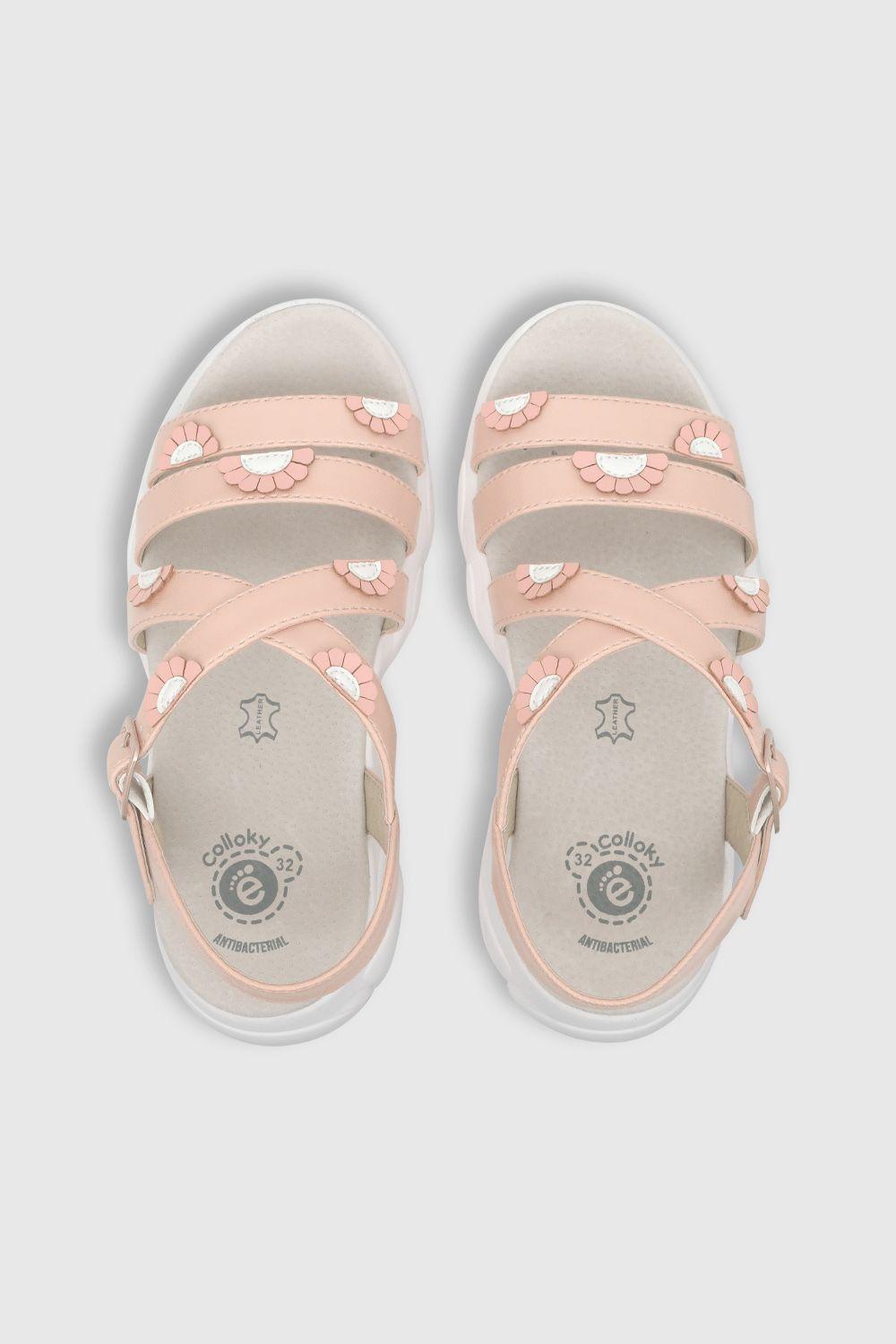 Sandalia De Niñas Chunky Dark Pink (28 A 38)-3