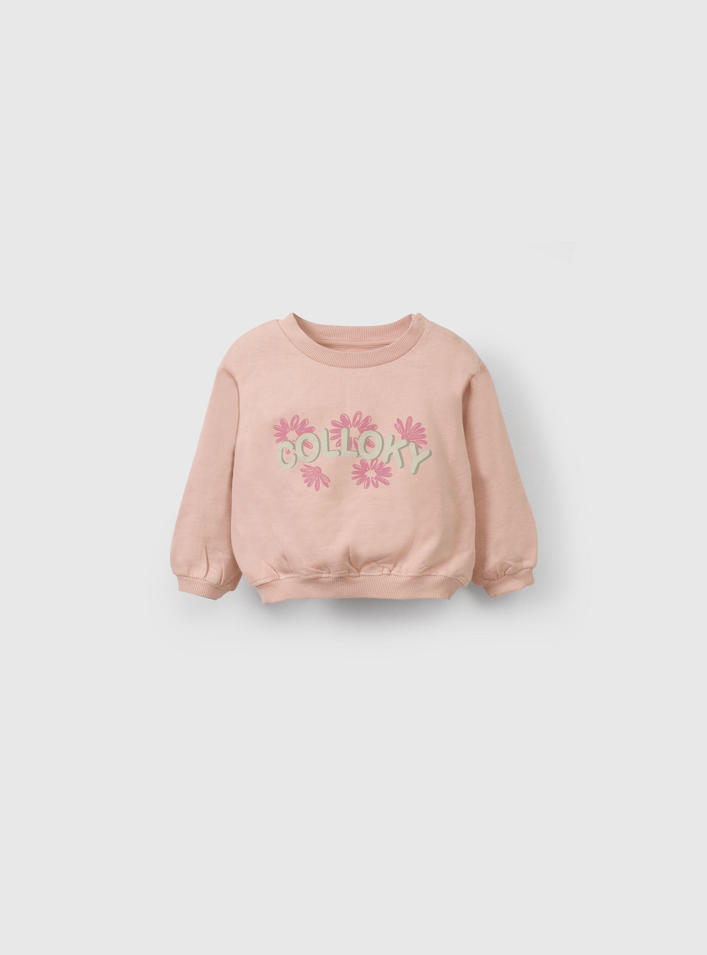 Polerón Niña Rosado 55984 Colloky-0