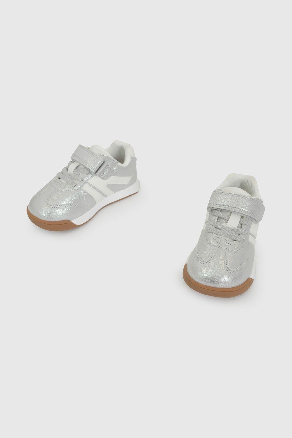 Zapatilla Niña Plateado 8211 Colloky-3