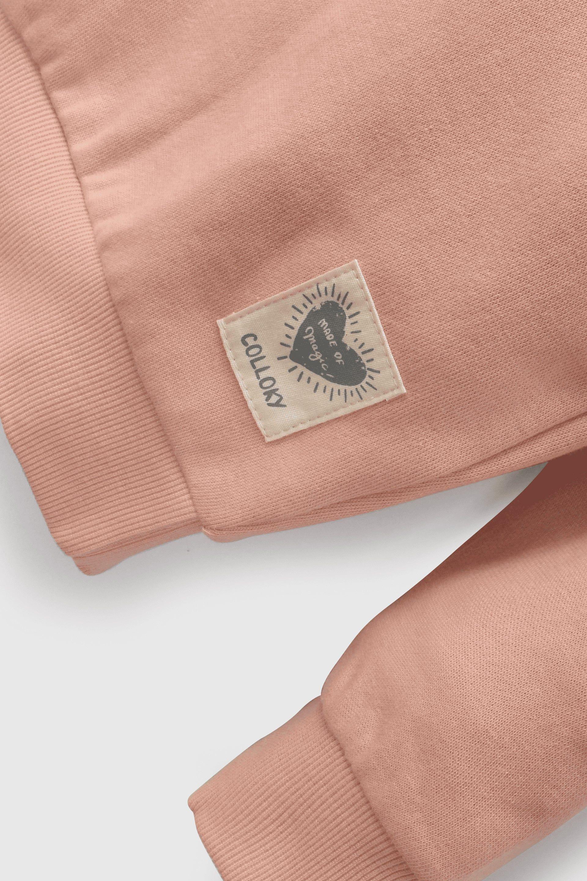 Polerón Rosado de polycotton Cerrado Liso para Niña-2