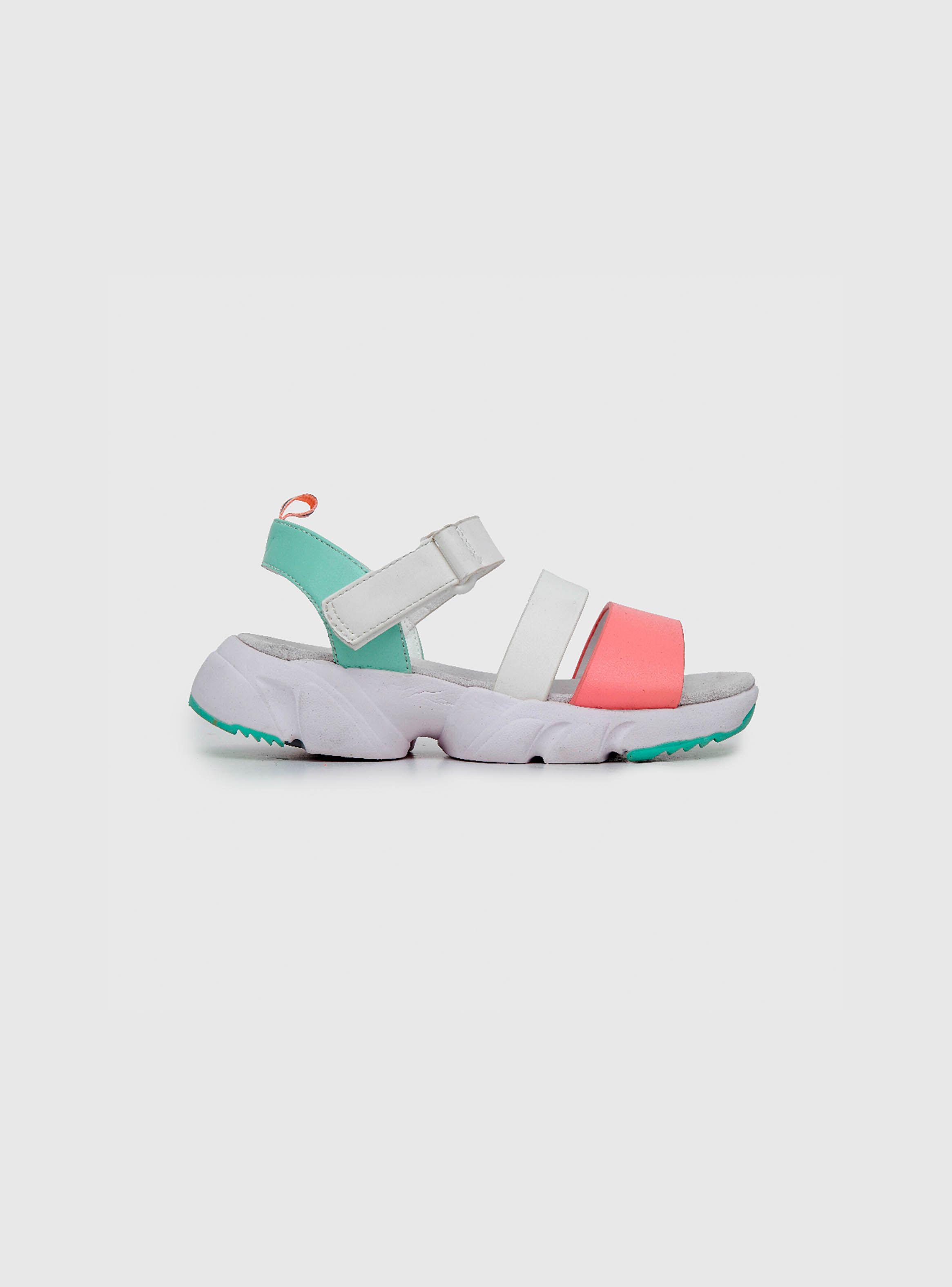 Sandalia Niña Con Velcro Blanco (28 A 38) Colloky-1