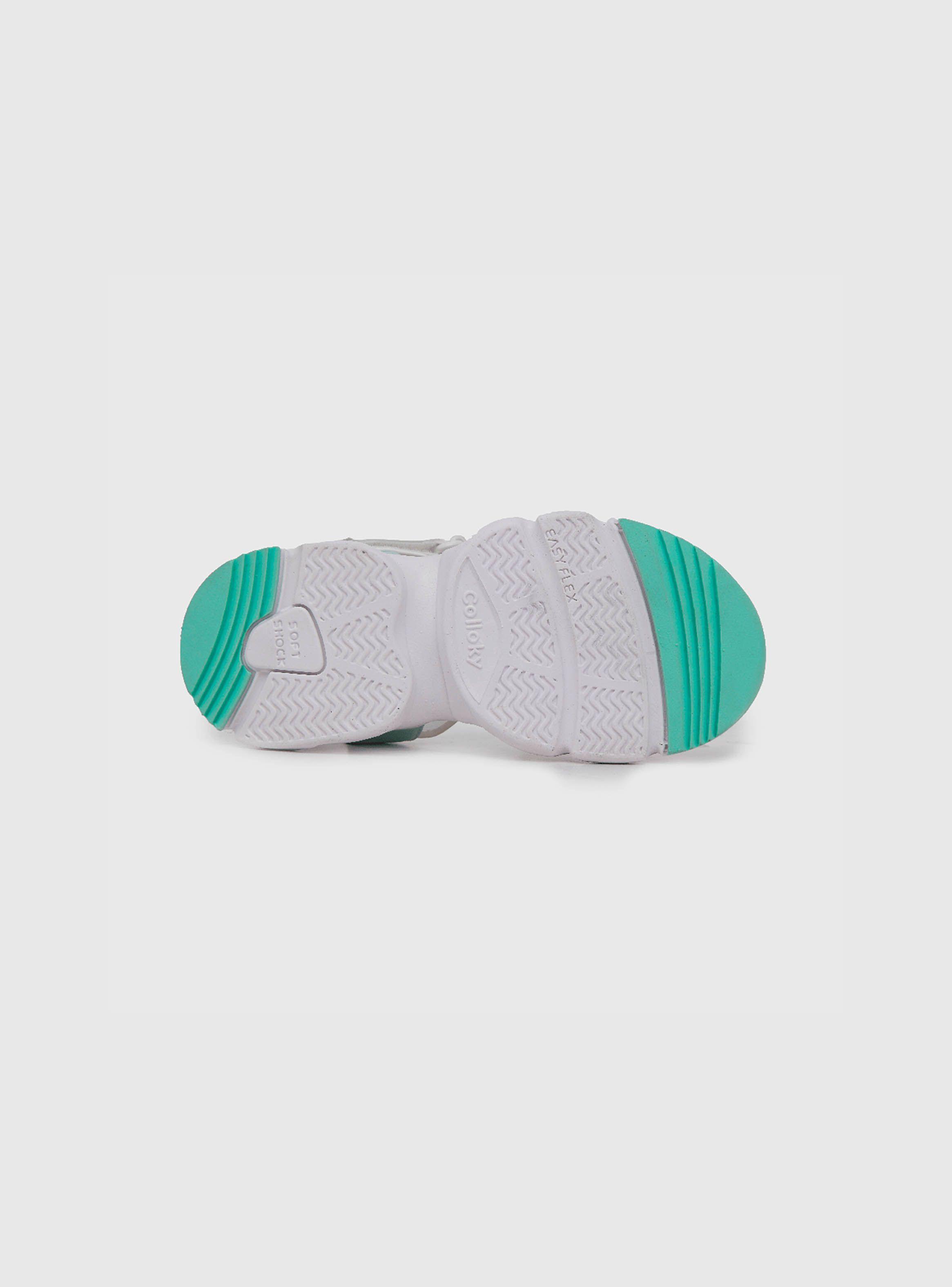 Sandalia Niña Con Velcro Blanco (28 A 38) Colloky-2