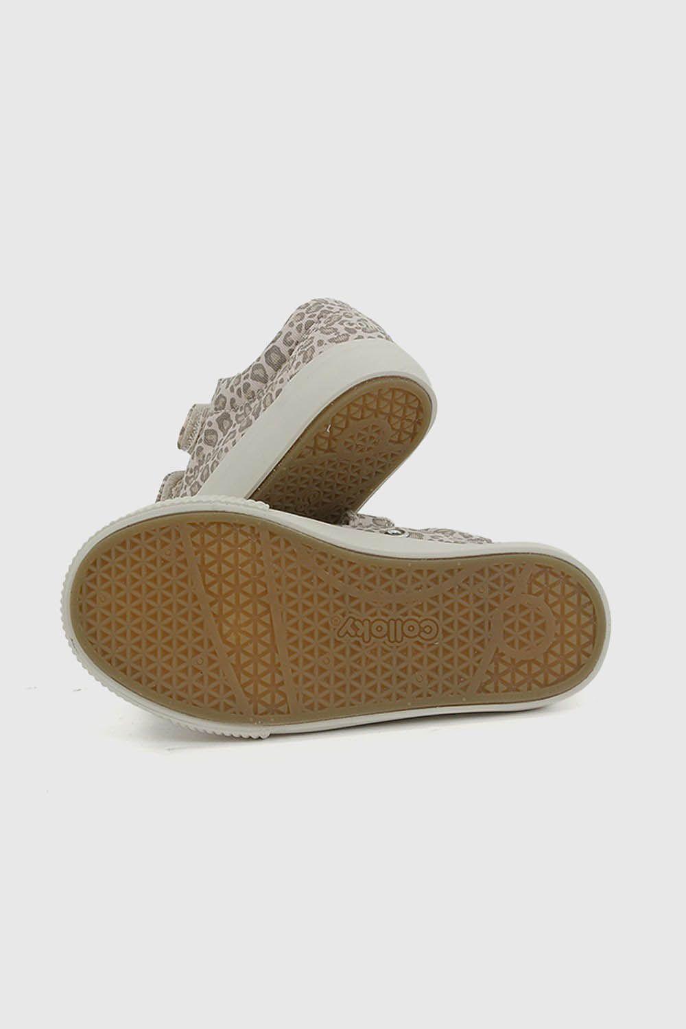 Zapatilla Lona Beige Niña 21-27 Colloky-2