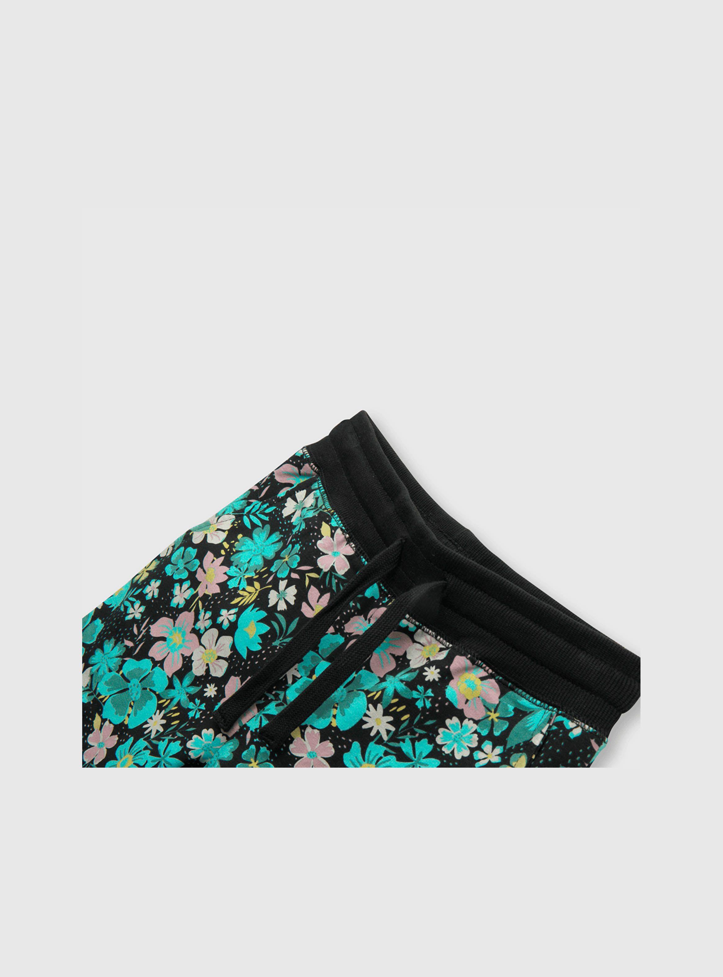 Pantalón De Niña Flores Gris (2 A 12 Años) Colloky-2