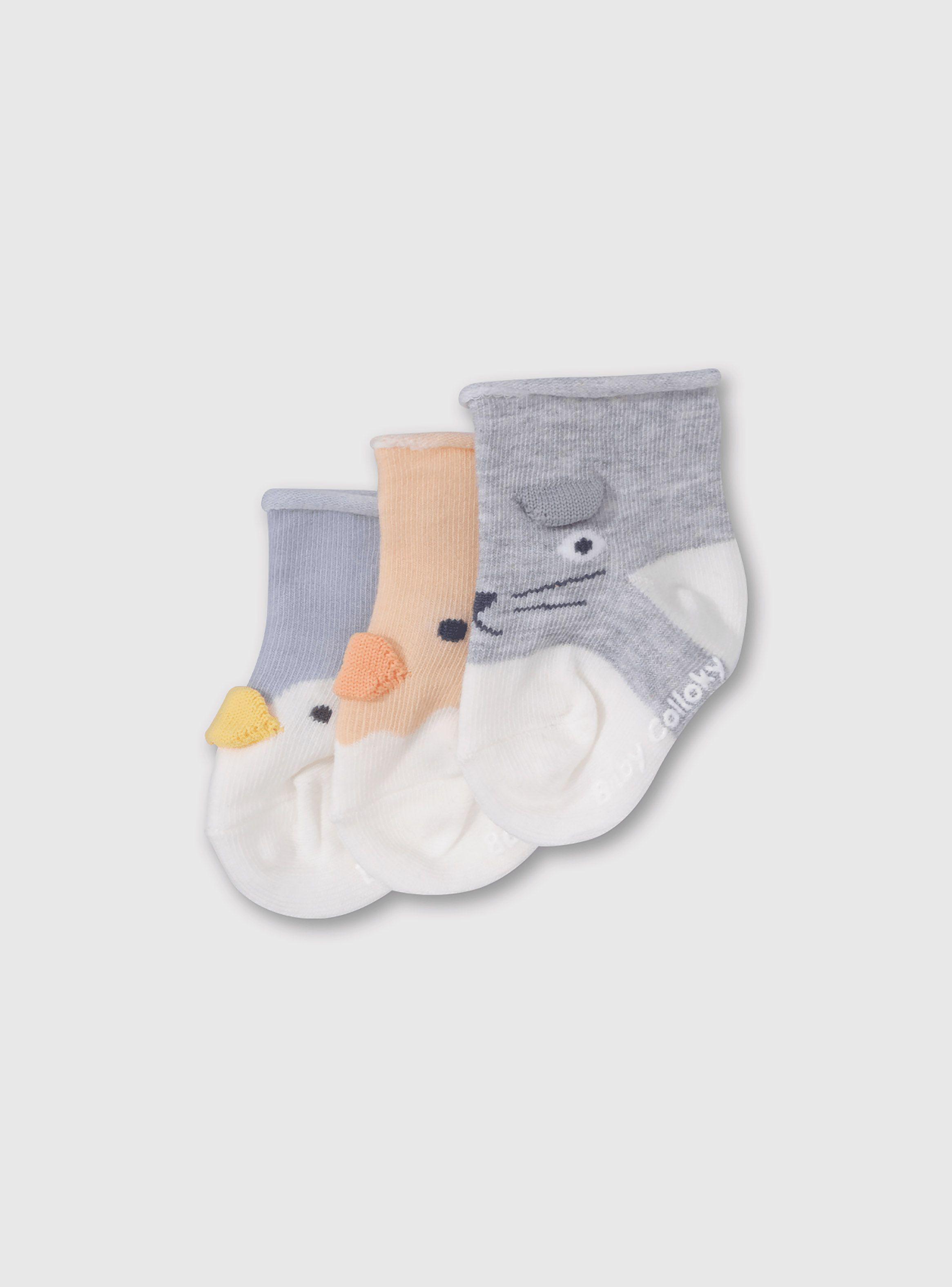 Calcetín Corto Unisex Gris 54204 Colloky-0