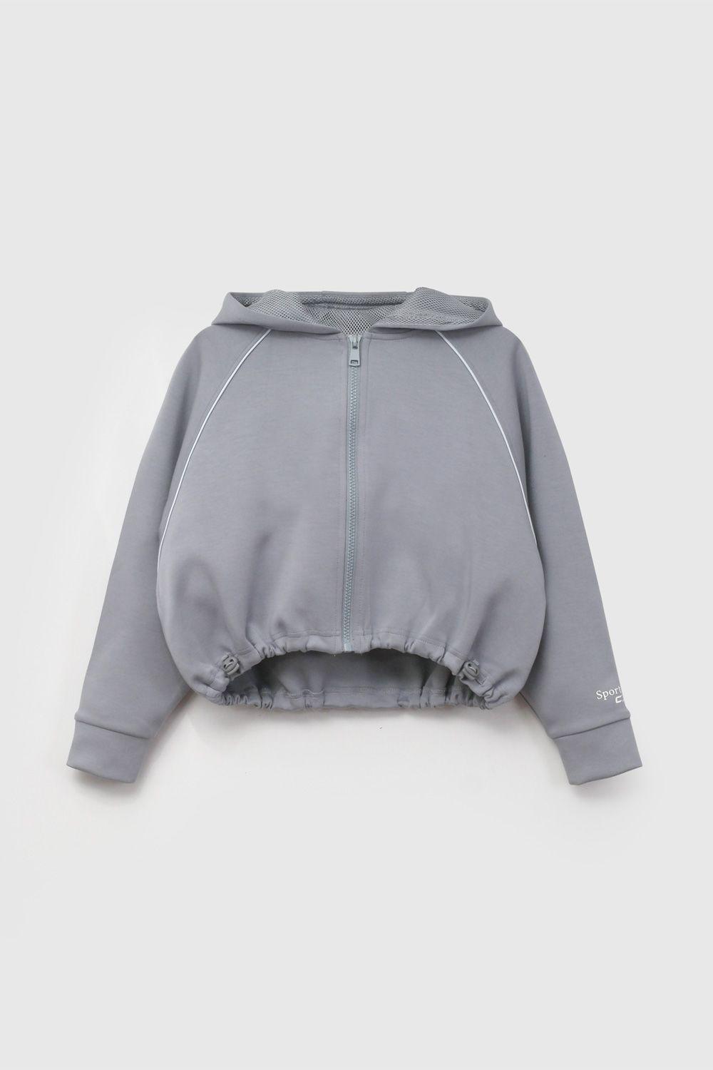 Polerón Negro Deportivo De Niña PLPY0202V26-1