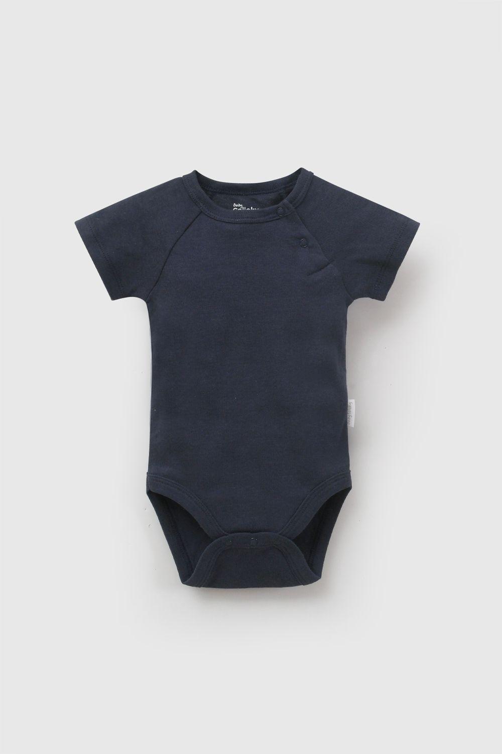 Set Body Navy Rib Celeste Niño 0-3M a 11/2-2A Colloky-1