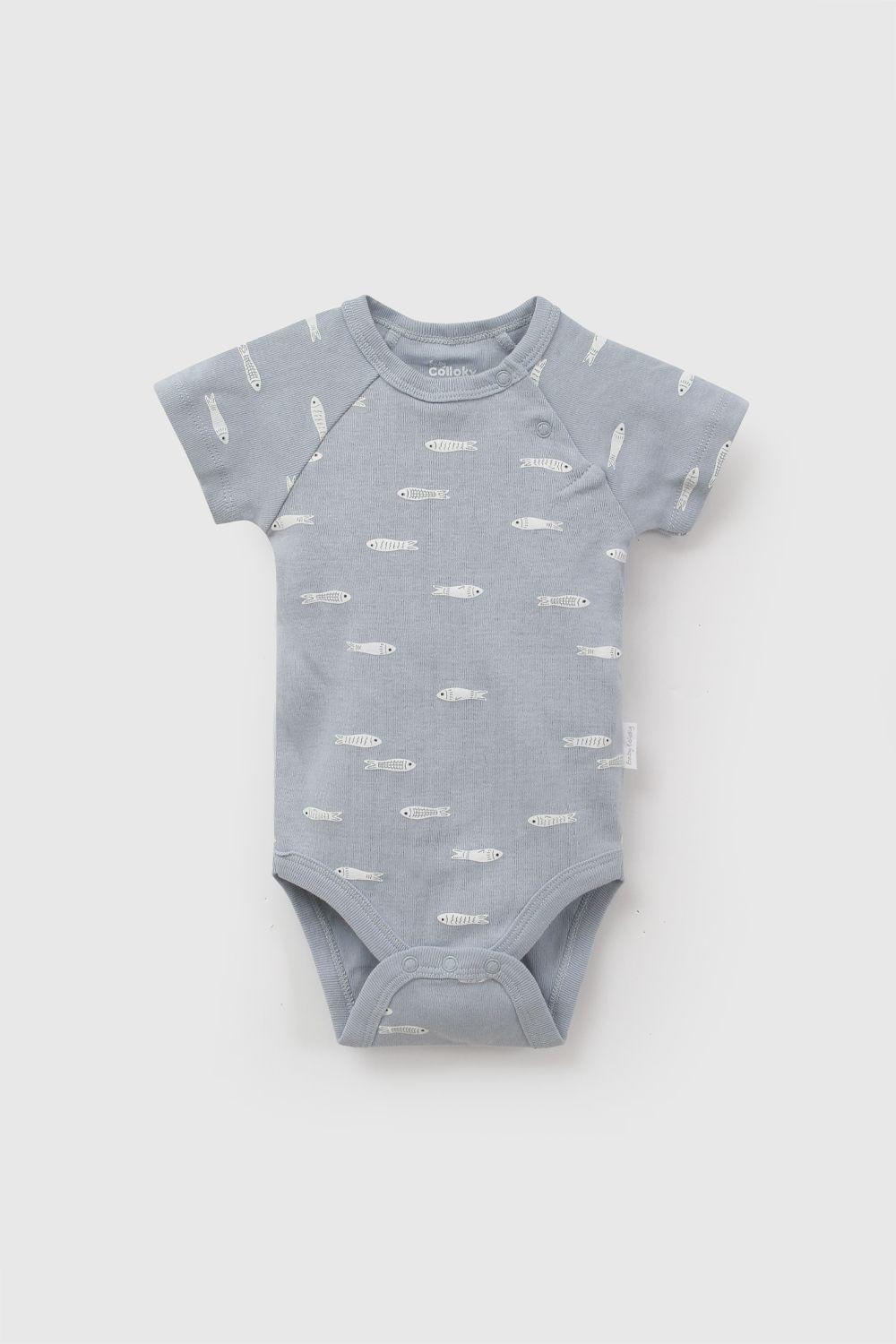 Set Body Navy Rib Celeste Niño 0-3M a 11/2-2A Colloky-2