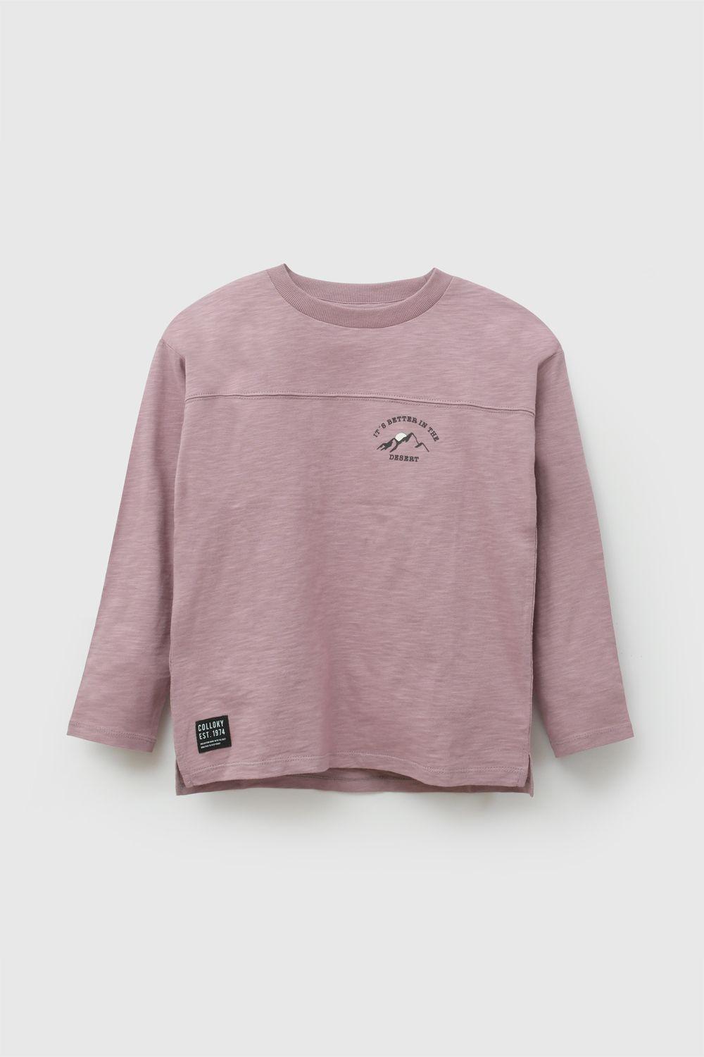 Polera Desert Purpura Niño 3-4A a 12-13A Colloky-0