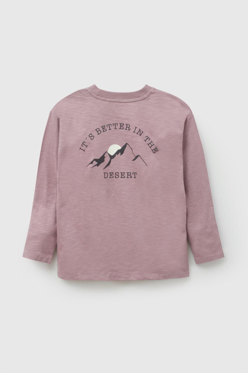 Polera Desert Purpura Niño 3-4A a 12-13A Colloky-1
