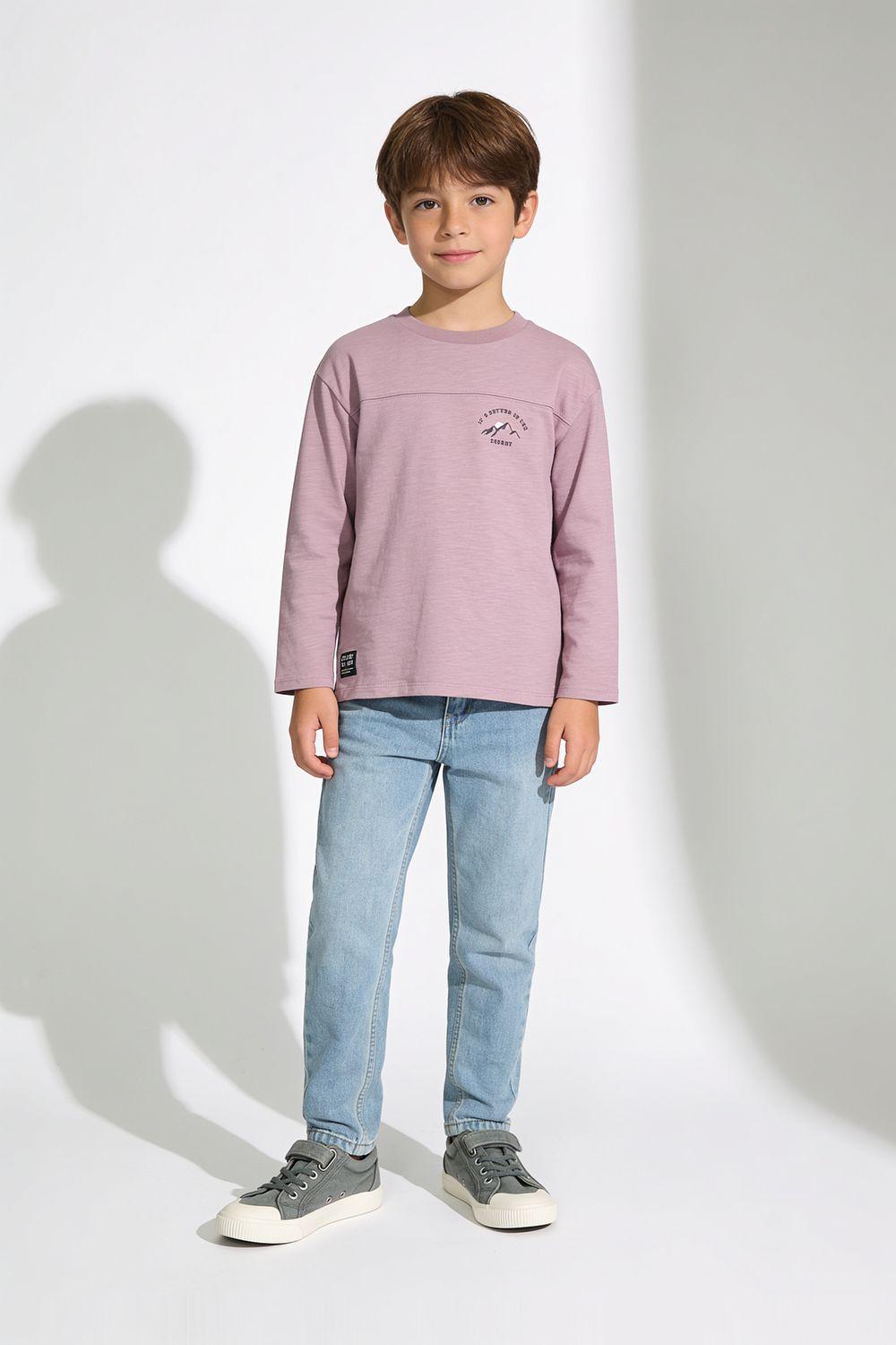 Polera Desert Purpura Niño 3-4A a 12-13A Colloky-1