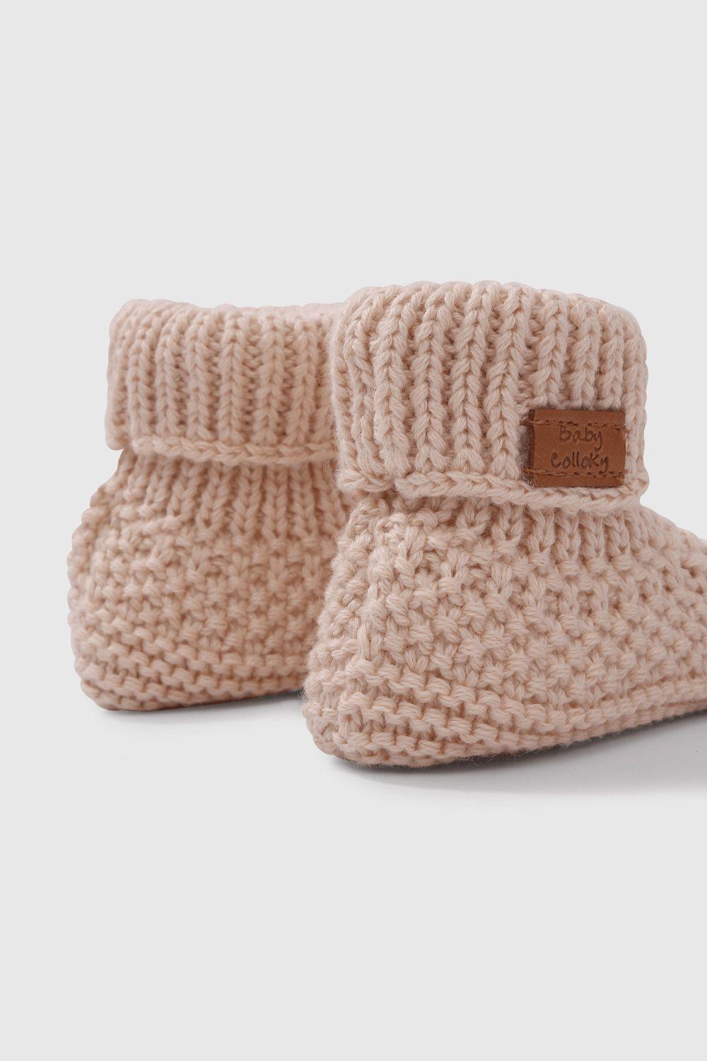 Pantufla Beige de Bebé-4