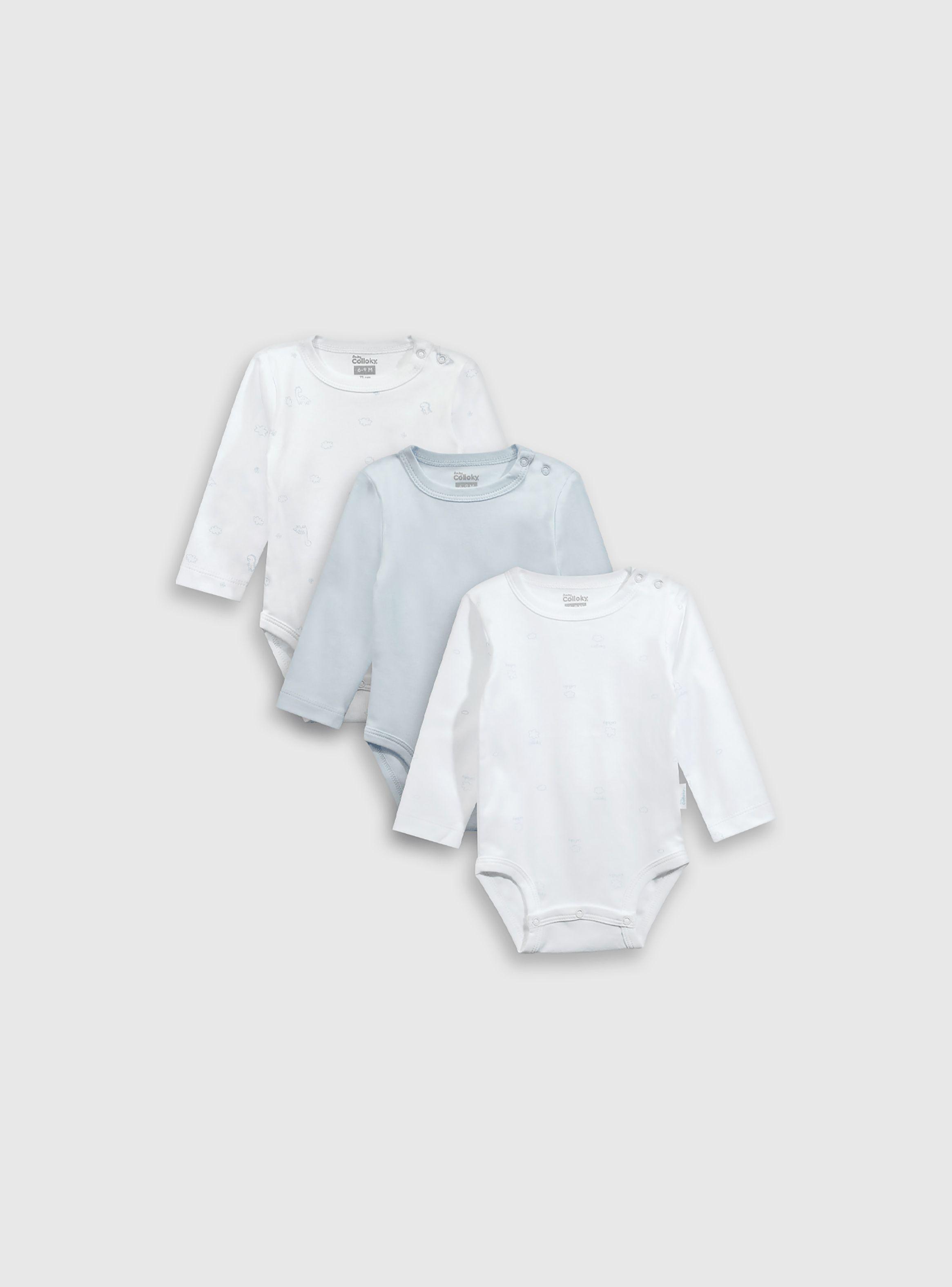 Pack de Bodies Niño Celeste 54839 Colloky-0