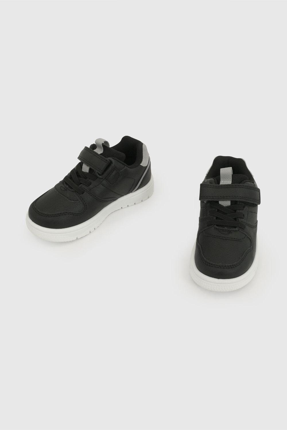 Zapatilla Negro Unisex niño 7377 Colloky-3