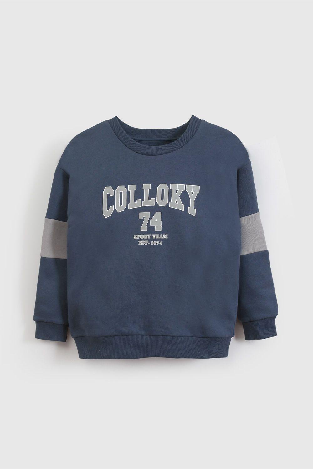 Polerón Azul Colloky De Niño PLPO0551V26-0