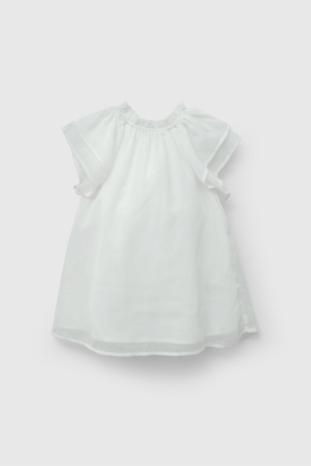 Vestido Niña Blanco 58258 Colloky-0