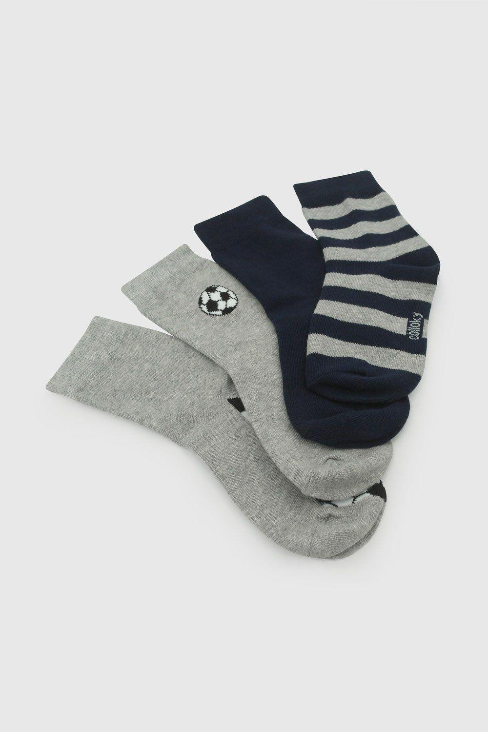 Calcetin 3/4 Niño Azul 7878 Colloky-2