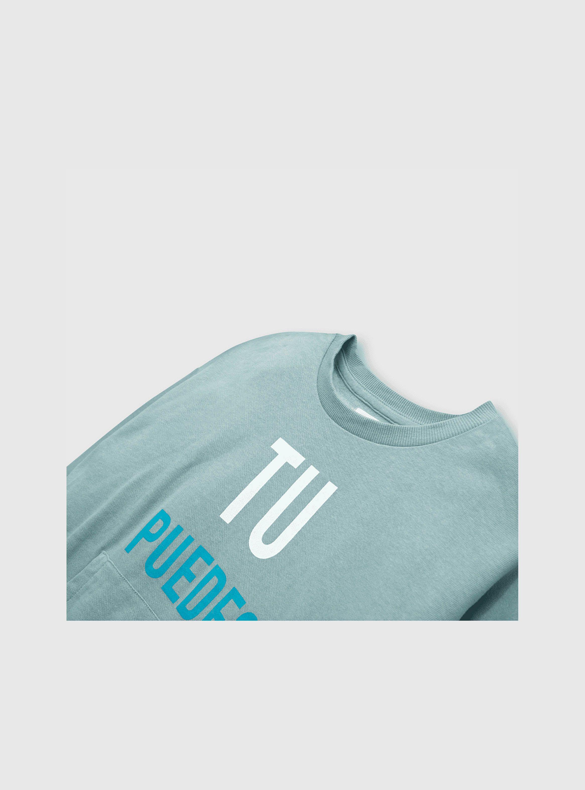 Polerón de niña reciclado Verde (2 a 12 años) Colloky-2