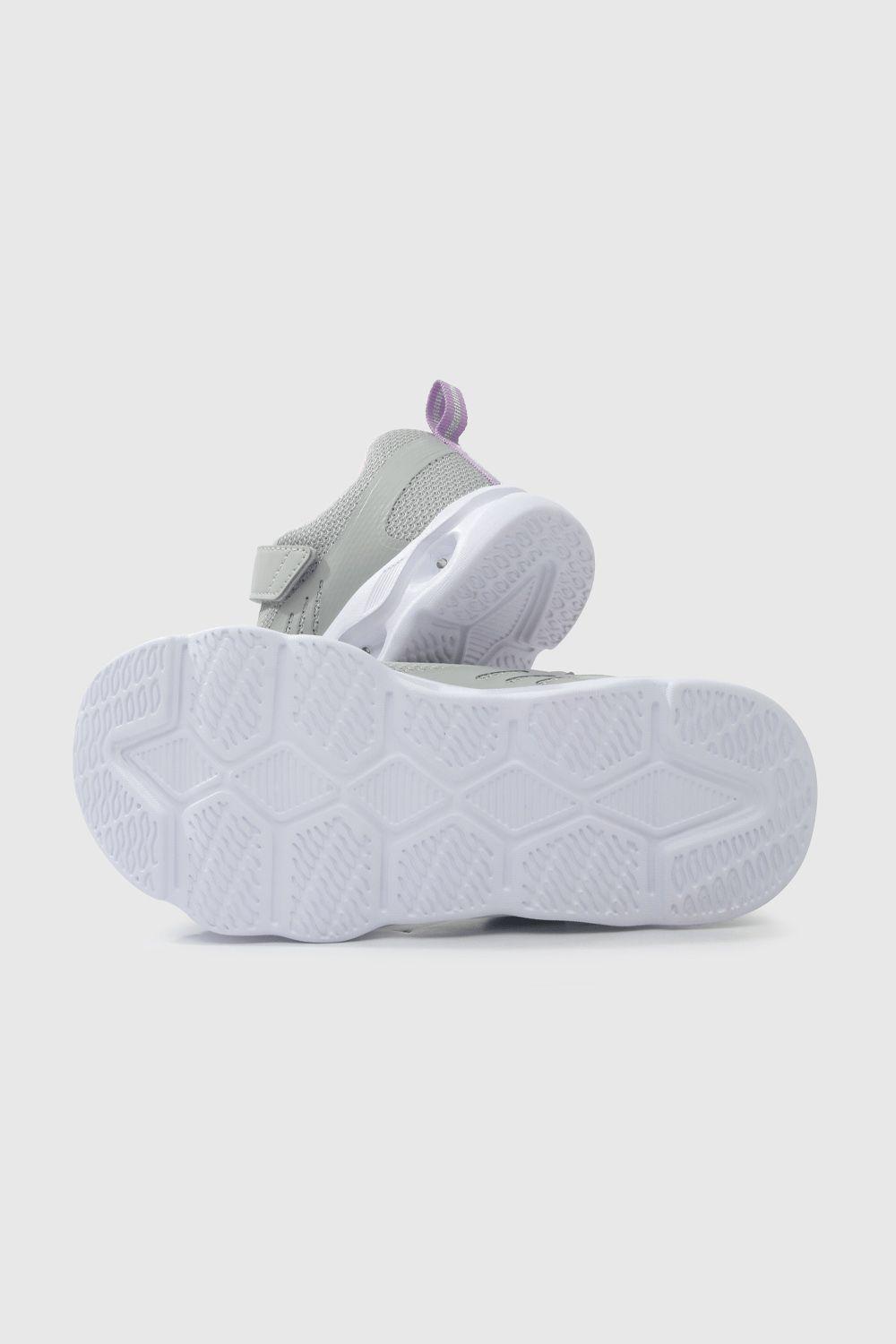 Zapatilla luces Luces Niño Gris 57160311I24 33-2