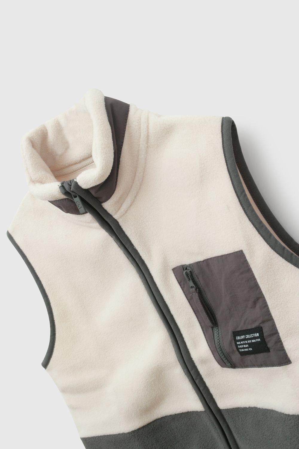 Polar Sin Mangas Beige Niño 3-4A a 12-13A Colloky-3