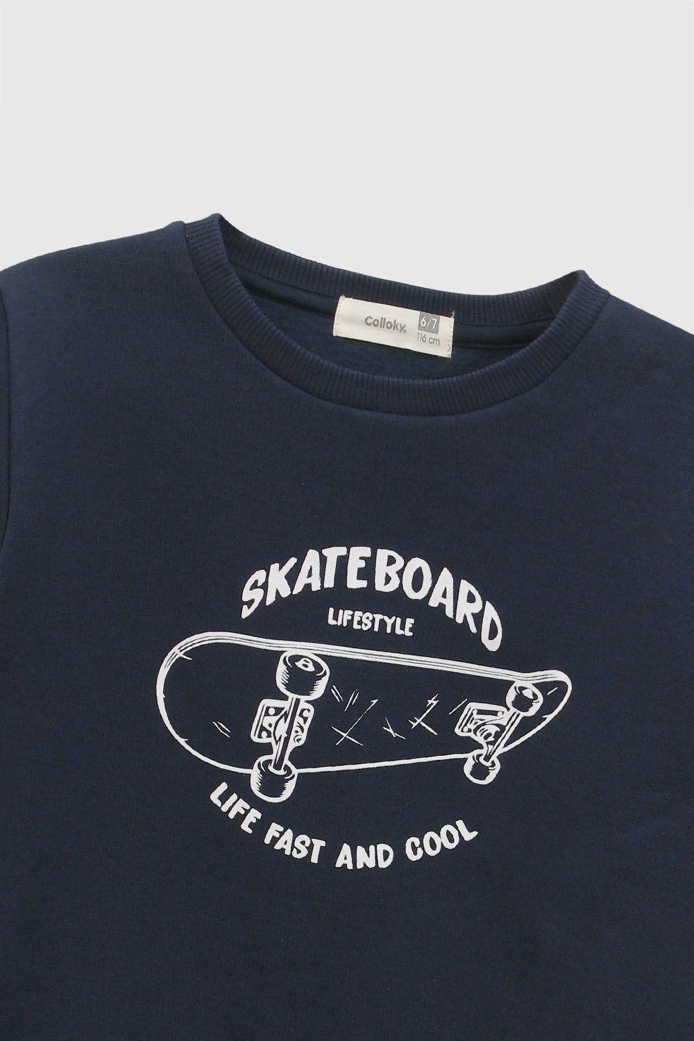 Pijama Niño Azul 7845 Colloky-3