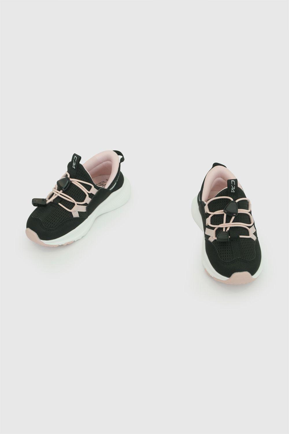 Zapatilla Sport Easy Fit Negra Niña 21-27 Colloky-4