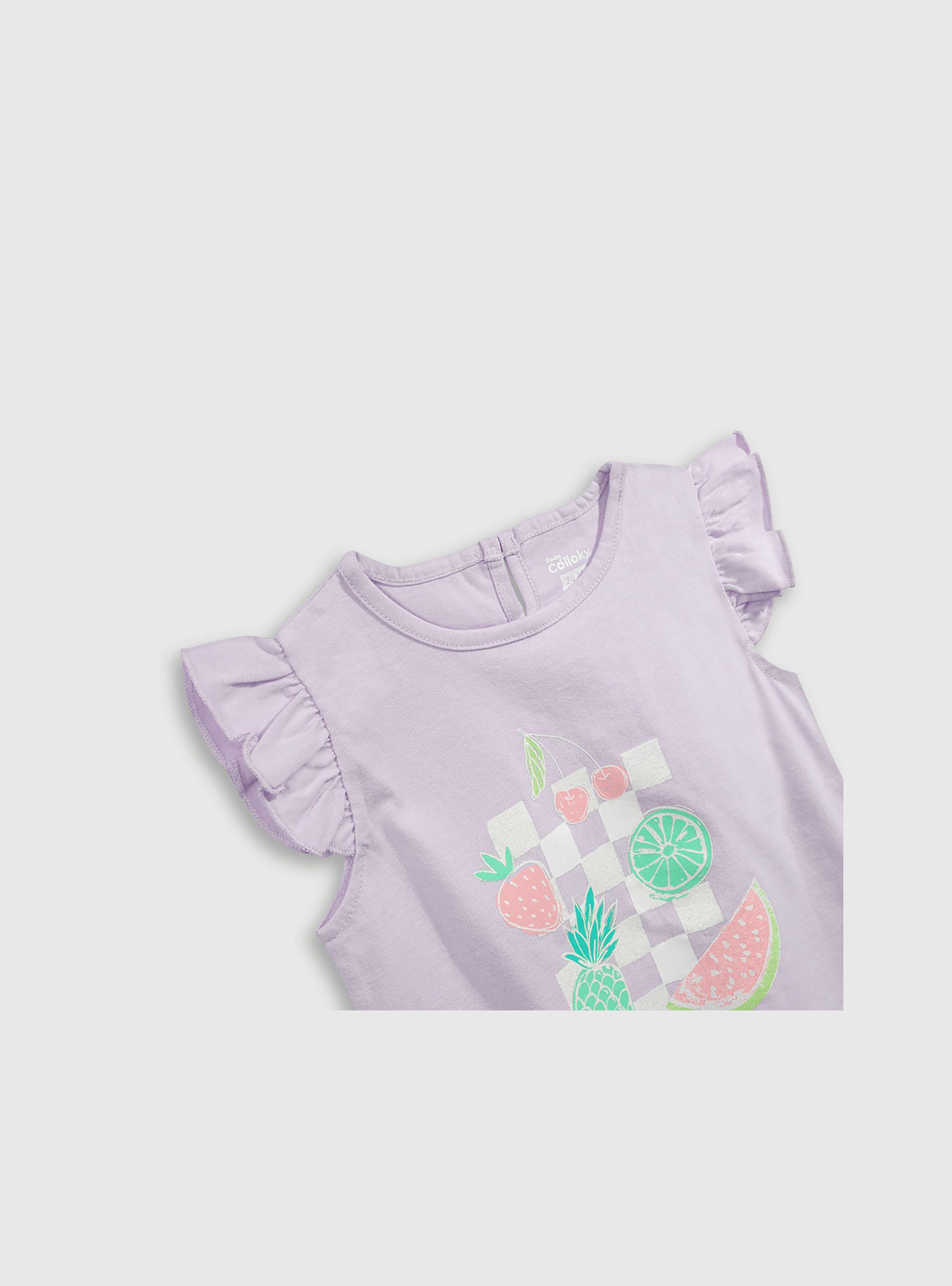 Polera Niña Morado 54973 Colloky-2