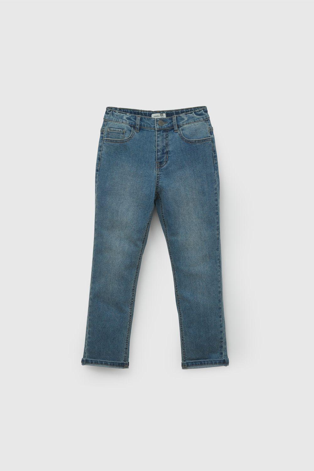 Jeans Azul Regular De Niño JEME0551V26-0