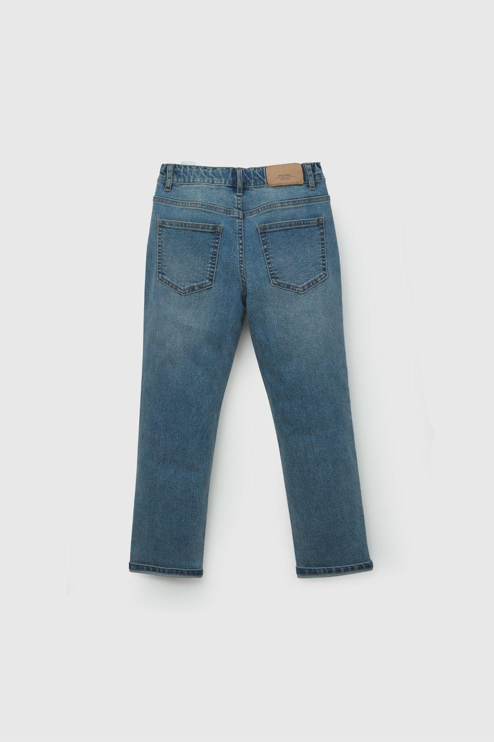 Jeans Azul Regular De Niño JEME0551V26-1