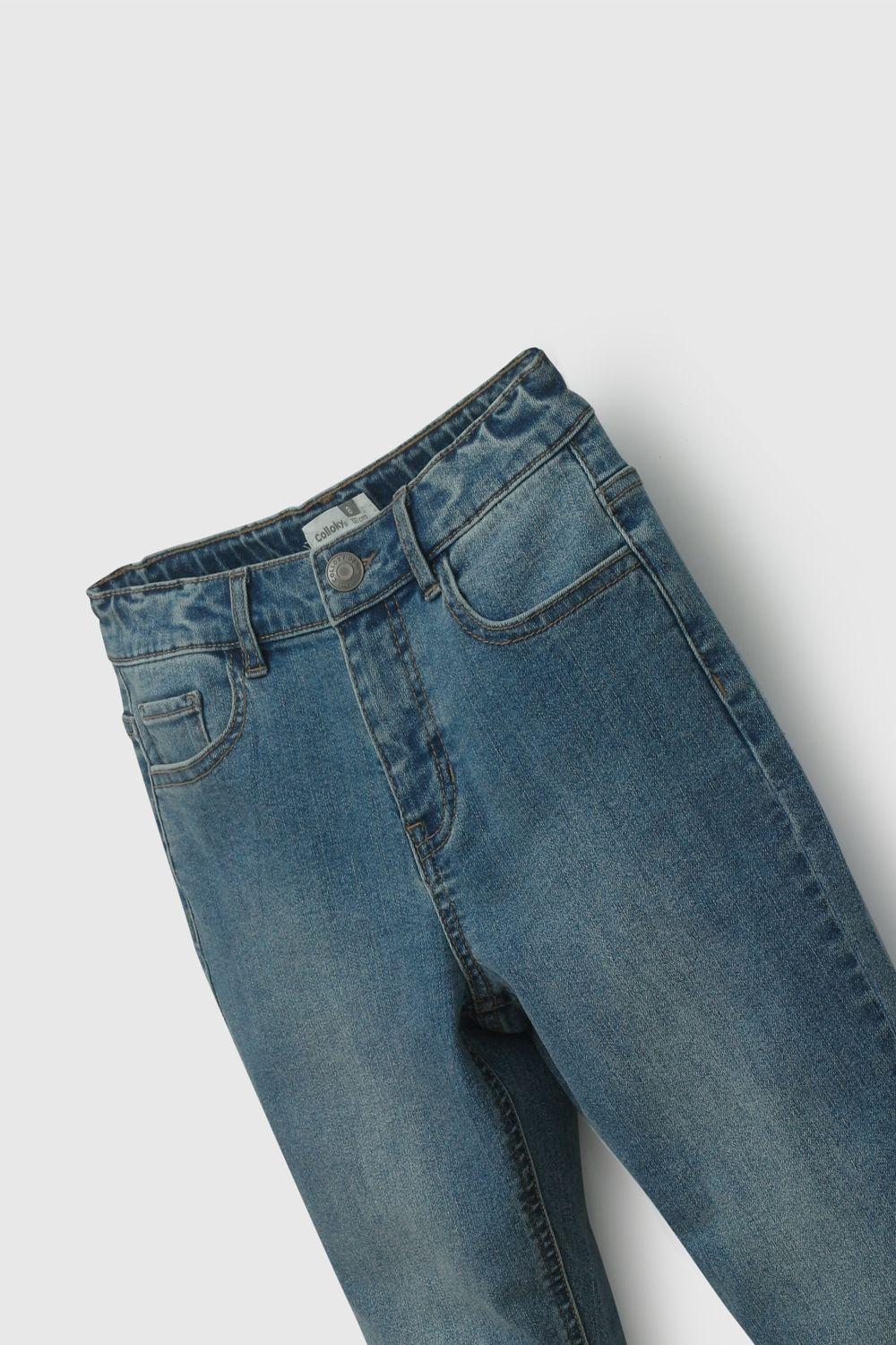 Jeans Azul Regular De Niño JEME0551V26-2